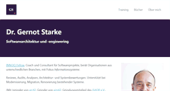 Desktop Screenshot of gernotstarke.de