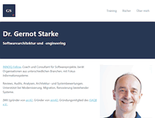 Tablet Screenshot of gernotstarke.de